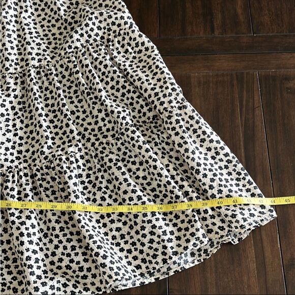 H&M Black and White Long Sleeve Sundress - Picture 8 of 10